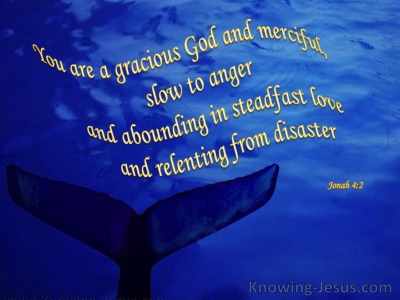 Jonah 4:2 God is Gracious (blue)